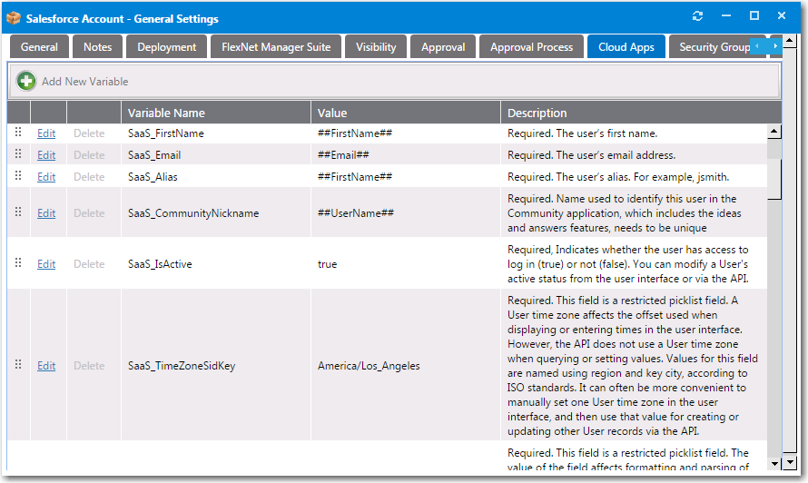 Cloud Apps Tabs