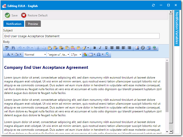EULA file